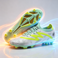 Chaussures de football d'entraînement durables, tige en PU, semelle extérieure en TPU résistante à l'abrasion, légères, imperméables, antidérapantes, printemps, été, automne