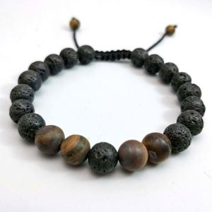 Pulsera de Piedra Natural con Cuentas de Vidrio Coloridas, Escudo de Energía Negativa, Diseño Profesional para Mayoristas, Prototipado Rápido - Product Image 4