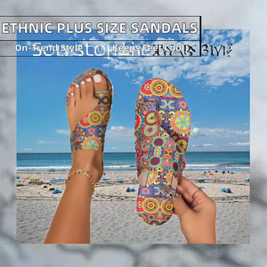 Sandales d'été 2025 pour femmes grandes tailles, style romain, respirantes, à pince d'orteil, à enfiler, couleurs mélangées, tige <span class=keywords><strong>en</strong></span> PU, semelle <span class=keywords><strong>en</strong></span> caoutchouc, tendance mode - Product Image 4