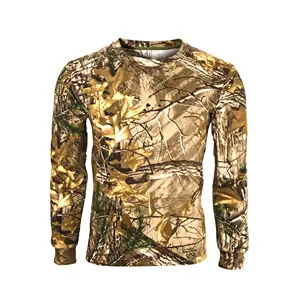 Hunting outdoor real tree camouflage long sleeve t-shirt from BJ Outdoor