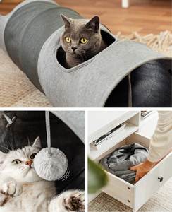 Luxe En Mooie Milieuvriendelijke Kattenhondentunnel Speelgoed Voor Huisdieren Veilig Stof Interactief Multifunctioneel Kruipspeelgoed Dat Oefening Aanmoedigt - Product Image 3