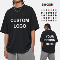 T-shirt vierge personnalisé en coton biologique épais 230 GSM, col rond, coupe oversize, pour homme, imprimé, grandes tailles, streetwear, vente en gros OEM
