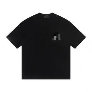 Venta al por Mayor de Camisetas de Manga Corta de Algodón, Moda de Alta Calidad con Estampado Original de Cruz Chrome Heart en la Espalda - Product Image 4
