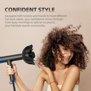 Meilleure qualité HD08 DY Version sèche-cheveux ionique sans feuilles Super sèche-cheveux haute vitesse avec style à ions négatifs - Product Image 5