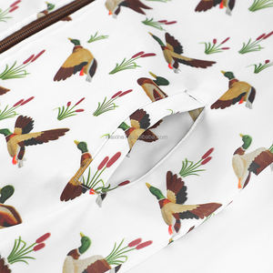 Veste d'hiver pour garçons, motif canard, épaisse, coupe-vent et imperméable, à capuche, en polaire - Product Image 4