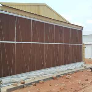 New 1 Year 10cm Thickness 6000*1800*15cm Livestock Farm Ventilation Evaporative Cooling Pad Wet Curtain Aluminum <b>Frame</b> - Product Image 2