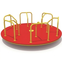 Table rotative d'extérieur, chevaux à bascule en plastique, pièces de décoration pour attractions