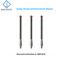 Sonde 3D Renishaw A-5003-6510 M4 en acier au tungstène, stylet 6,0 mm, tête sphérique en rubis en fibre de carbone 100 mm pour tours et fraiseuses CNC, garantie 1 an