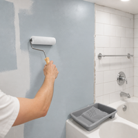 Ensemble de 6 rouleaux à peinture avec plateau, pinceau, housse de rouleau et autres outils de peinture pour la peinture murale, la décoration de la maison en DIY