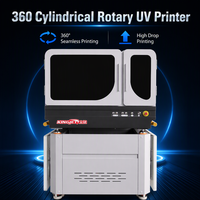Imprimante UV rotative Kingjet 360, nouvelle machine d'impression numérique à jet d'encre automatique à haute vitesse pour bouteilles cylindriques