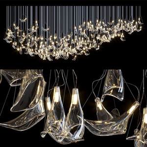 Lustre suspendu moderne de style nordique pour hall d'hôtel et salon - Product Image 1