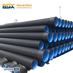 <span class=keywords><strong>Tuyau</strong></span> corrugué à double paroi en HDPE de grand diamètre Sn4 Sn8 pour le drainage des tunnels routiers et l'évacuation des eaux usées PIPE 48MM <span class=keywords><strong>Tuyau</strong></span> de drainage - Product Image 6