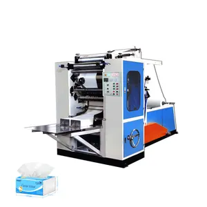 Nieuwe Machine Voor Het Vervaardigen Van Gezichtsdoekjes V-Vouwen Van Gezichtsdoekpapier Vouwmachine Handdoekje Tissuepapiermachine