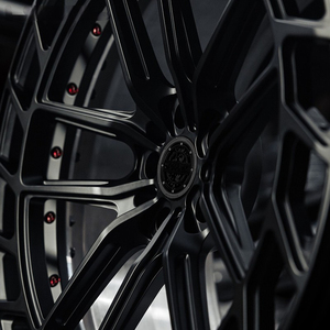 Jantes CF neuves, forgées sur mesure, haute performance, noir mat (concave), 25 mm, en alliage d'aluminium /Mercedes 5x114.3/120/130 15-26 5 - Product Image 4