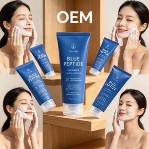 Nettoyant Visage Apaisant et Réparateur au Peptide Bleu – Apaise les Peaux Sensibles et Rougeurs, Équilibre le Sébum Hyperactif – Soin Quotidien Spa à Domicile ODM - Product Image 4