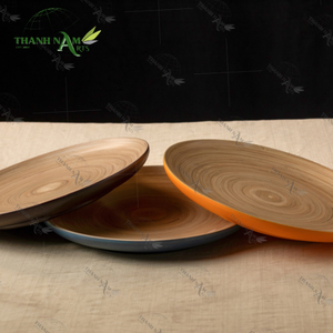 Juego de Vajilla de Bambú Biodegradable y Ecológico de Alta Calidad, Hecho a Mano en Vietnam, con Logotipo Personalizado - Product Image 6