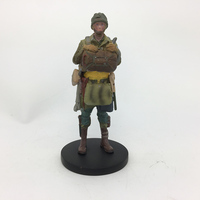 Statue en résine artisanale personnalisée, modèle de soldat, art religieux populaire, peinte à la main, décoration de vacances, artisanat en gros