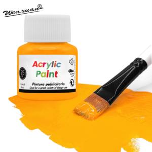 مجموعة ألوان أكريليك Wenxuan بتصميم جديد مكونة من 24 لونًا، ألوان مائية 25 مل، أصباغ أكريليك فنية غير سامة، مواد فنية للألوان المائية - Product Image 4