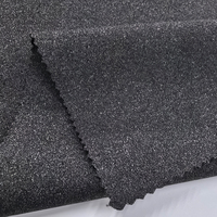 Tissu Scuba en maille double mélangée unie, 280 GSM, 95% Polyester 5% Spandex DTY, pour survêtements, sweats à capuche et pantalons