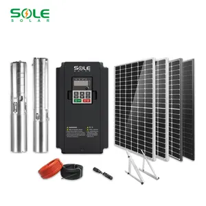 SOLE Complete Solar Water Systems DC solar pump and panel solar water pump system for farm Irrigation