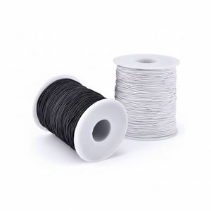 Cordón Elástico Trenzado de Macramé para Pulseras y Cuerda Elástica Resistente de 1.2mm para Fabricación de Joyería, Bolsos y Zapatos - Product Image 1