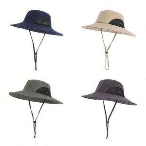 <b>Sun</b> <b>Men</b> Women Waterproof Wide Birm Bucket Protection Boonie <b>Hat</b> Tiene Heeft Kappe for Fishing Hiking Garden Beach - Product Image 2