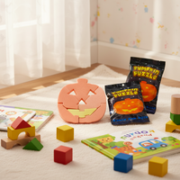 35g Pumpkin Puzzle Sugar Glucose Tablets Press Hard Candy Multi-Colored Fruity Flavor Chinese Sweets