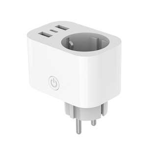 Adaptador de Corriente Inteligente YUHE, 1 Tomacorriente, 2 Puertos USB, Diseño Minimalista de Plástico Blanco, Clasificación IP20, 16A 230V, Interruptores de Pared, Smart Life - Product Image 4