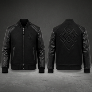 Chaqueta de Béisbol Varsity Personalizada para Hombre, Bordada, con Nombre y Número Cosidos, Resistente al Viento, Tallas Grandes, Estilo Letterman - Product Image 2