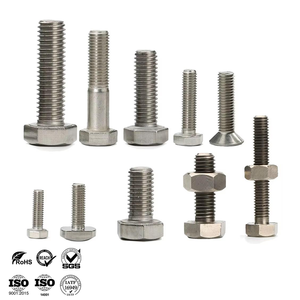 Vít đầu lục giác din933 <span class=keywords><strong>din931</strong></span> gb37 M4 M5 M6 M7 M8 SS 304 316 Titan phẳng chìm vuông búa t hình lục giác có đai ốc - Product Image 1