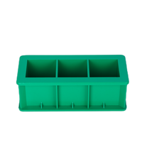 Molde para Bloques de Hormigón de Prueba, Cubo de Plástico Verde de 7.07cm, en Oferta
