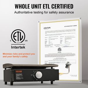 DB Wholesale 16,9 \ "Plancha eléctrica comercial de Parte superior plana Manual de servicio pesado Antiadherente Parrilla de acero para cocinar Parrilla de gas para encimera - Product Image 4