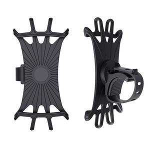 Ztc470 ที่วางโทรศัพท์สำหรับจักรยานพลาสติกสีดำน้ำหนักเบาหมุนได้ 360 องศาสำหรับจักรยานเสือภูเขาใช้กลางแจ้ง - Product Image 1
