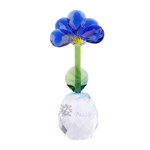 Adorno de Flor de Cristal de 12x5 cm, Decoración Minimalista para el Hogar, Artesanía de Cristal Colorida, Regalo de Inauguración de Casa - Product Image 5