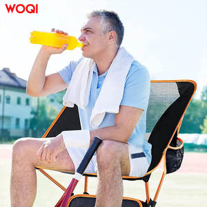 Silla Plegable WQOI para Exteriores, Camping y Pesca, de Aleación de Aluminio 7075, Malla Transpirable, Ligera y Portátil, Color Naranja - Product Image 2