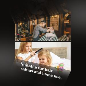 Salon parrucchiere personalizzato districante incrociato pettini da barbiere denti pettine a denti larghi - Product Image 5