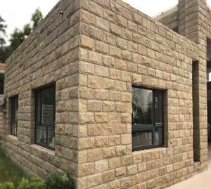 Revestimiento de Pared, Piedra Suelta Delgada, Chapa de Piedra Apilada, Superficie de Pared con Aspecto de Hongo, Piedra Natural, Cuarcita - Product Image 6