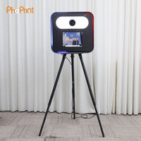 Cabina de Fotos Portátil Phoprint de Alta Calidad para iPad con Pantalla Táctil, Compatible con Cámaras DSLR e Impresoras