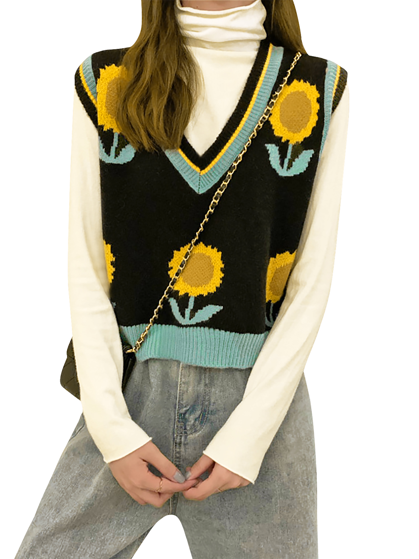 Shop Our Hot Sale Sunflower Sweater Vest for Women