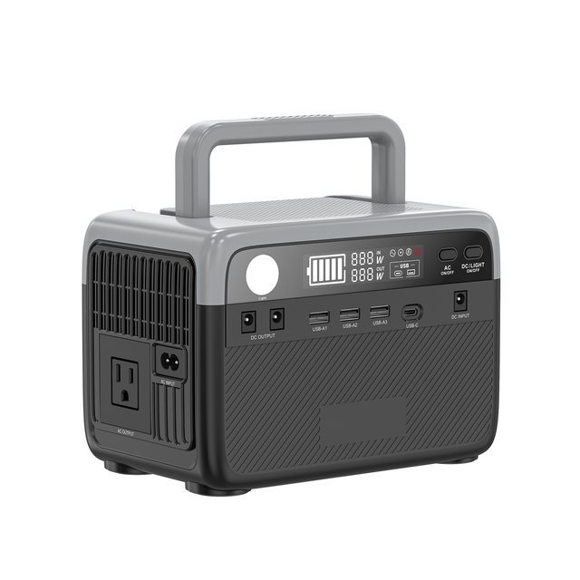 Boltpower BP030B 300W 230Wh LiFePO4 Portable Power Station with Pure Sine Wave Inverter MPPT Wireless Charging Flashlight Type C