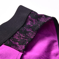 Harnais violet à sangle, 6 tailles, entrejambe ouvert, pour personnes transgenres, grande taille, culotte FTM avec anneau en O, pour emballage STP