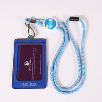 Longes spéciales lanière de sécurité tissée crochets métalliques avec carte RFID NFC PVC