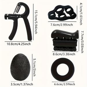 Регулируемый легкий усилитель для рук, набор силиконовых пальцев, тренажер для рук, силовой тренажер для домашних тренировок, KEEP KAMP - Product Image 3