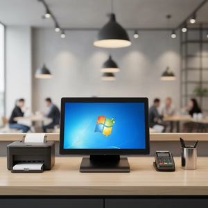 Terminal POS de Escritorio OEM Personalizado, Pantalla Táctil de 15/15.6 Pulgadas, Caja Registradora con Windows 7/10/11, Compatible con Wifi y Bluetooth - Product Image 2