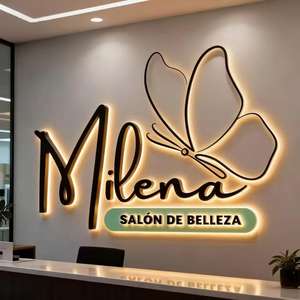 Letrero Luminoso 3D con Retroiluminación LED para Tienda, Letras Acrílicas con Canal, Logotipo Luminoso Personalizado, Letrero Iluminado LED para Salón de Belleza, Spa de Uñas - Product Image 6