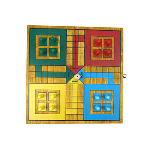 Vente en gros d'ensemble de jeux de société de haute qualité pièces d'échecs en plastique coloré jeux d'échecs volants en bois jeux de société pour adultes - Product Image 2