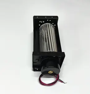 Düşük gürültü mini 12v dc fırçasız çapraz akış fanı 30mm çap 100mm uzunluk 48v dc fan ısıtıcı