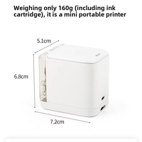 Mini-imprimante portable sans fil multifonction à jet d'encre UV avec impression de logo couleur et date