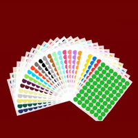 16mm vente en gros plusieurs couleurs plusieurs tailles autocollant d'étiquette de tache pour l'utilisation d'entrepôt de paquet