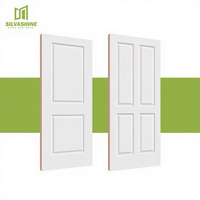 30*80 "4 Panel Innen tür Weiß grundiert Hohlkern Innen moderne Türen Holzplatte Tür